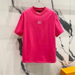 Under Armour Men's Pink T-Shirt
